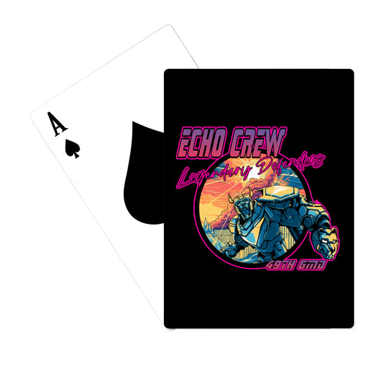 Echo Crew, 49th Missile Defense Battalion Playing Cards - XYDuCF