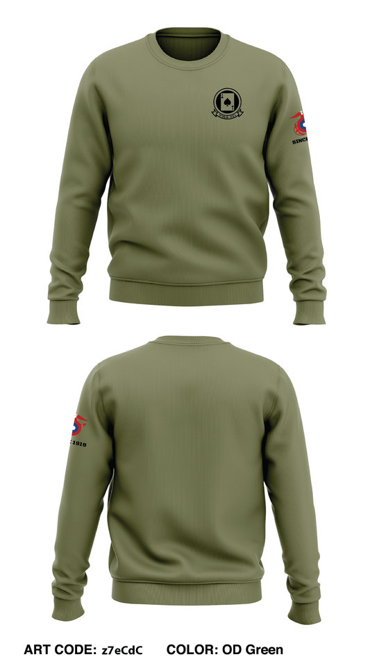 VA-231 Core Men's Crewneck Performance Sweatshirt - z7eCdC