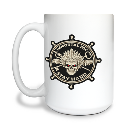 1-16 IN BN 15 oz White Ceramic Mug - FT3ePx