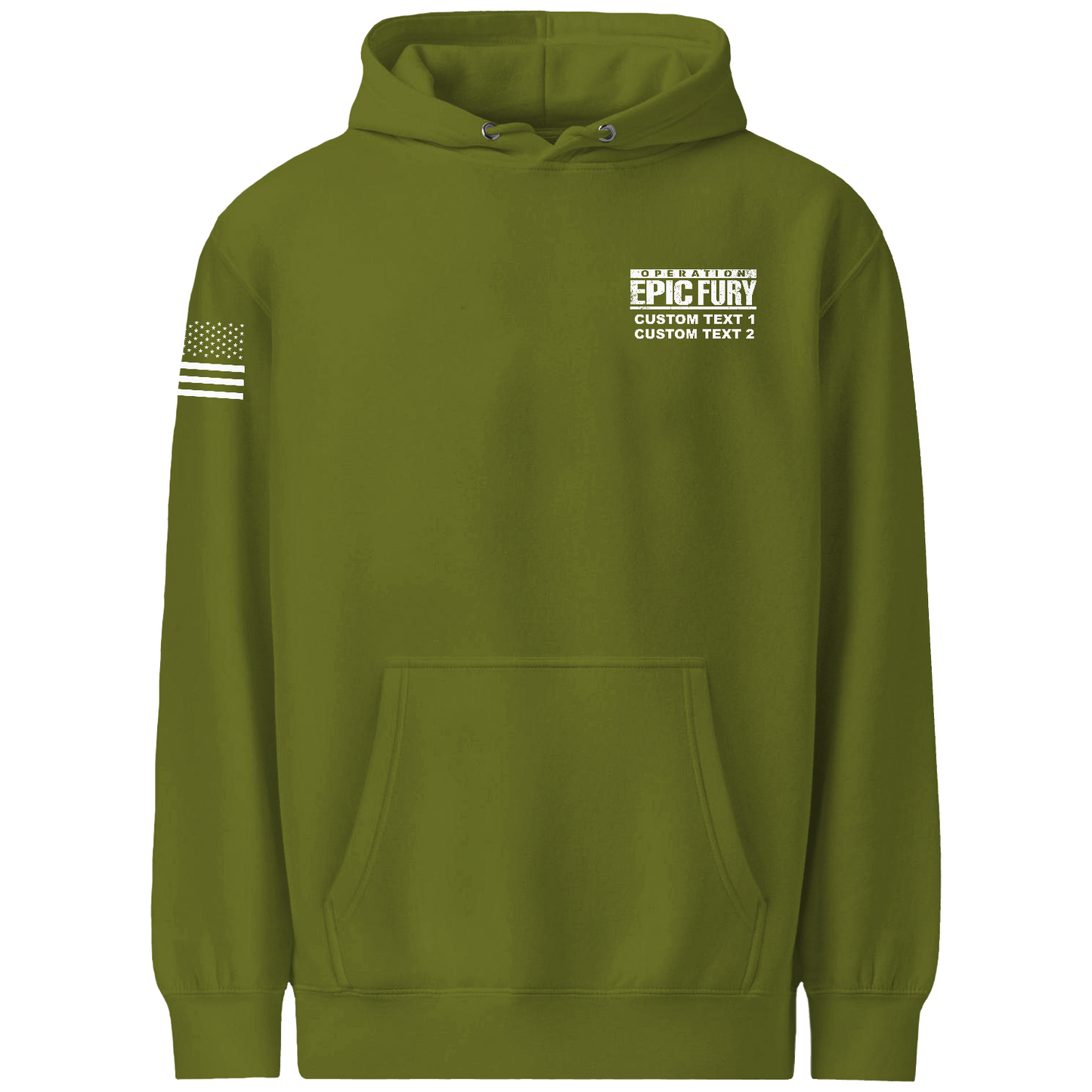 CUSTOM Operation Epic Fury Comfort Unisex Hooded Sweatshirt - Supersonic