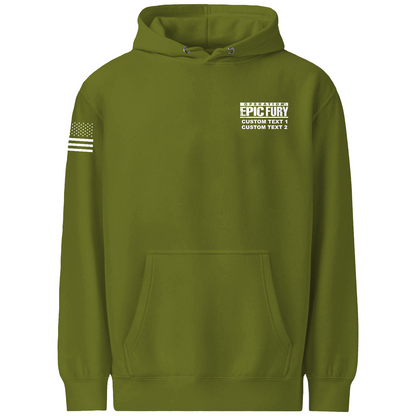 CUSTOM Operation Epic Fury Comfort Unisex Hooded Sweatshirt - Supersonic