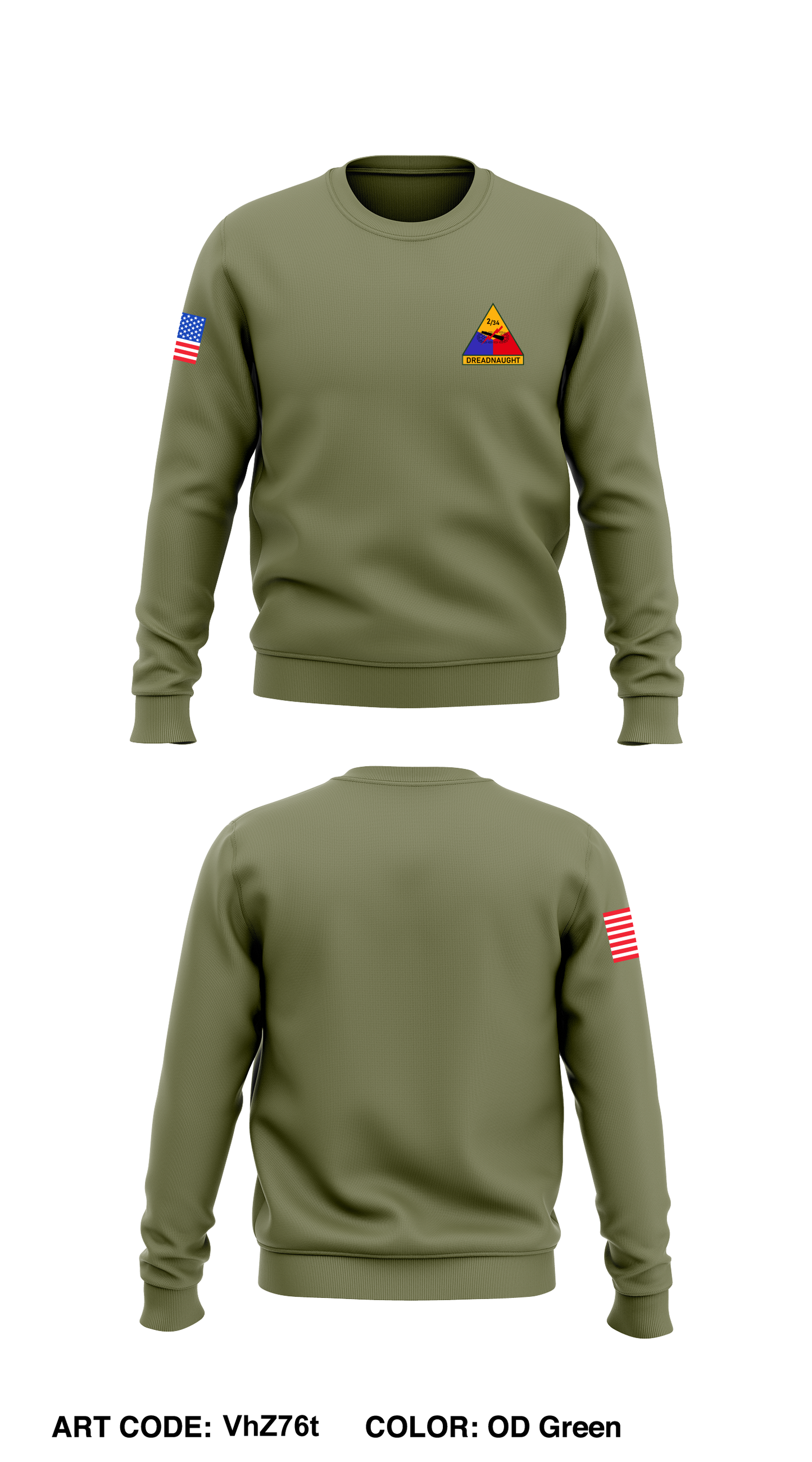 2-34AR  Core Men's Crewneck Performance Sweatshirt - VhZ76t