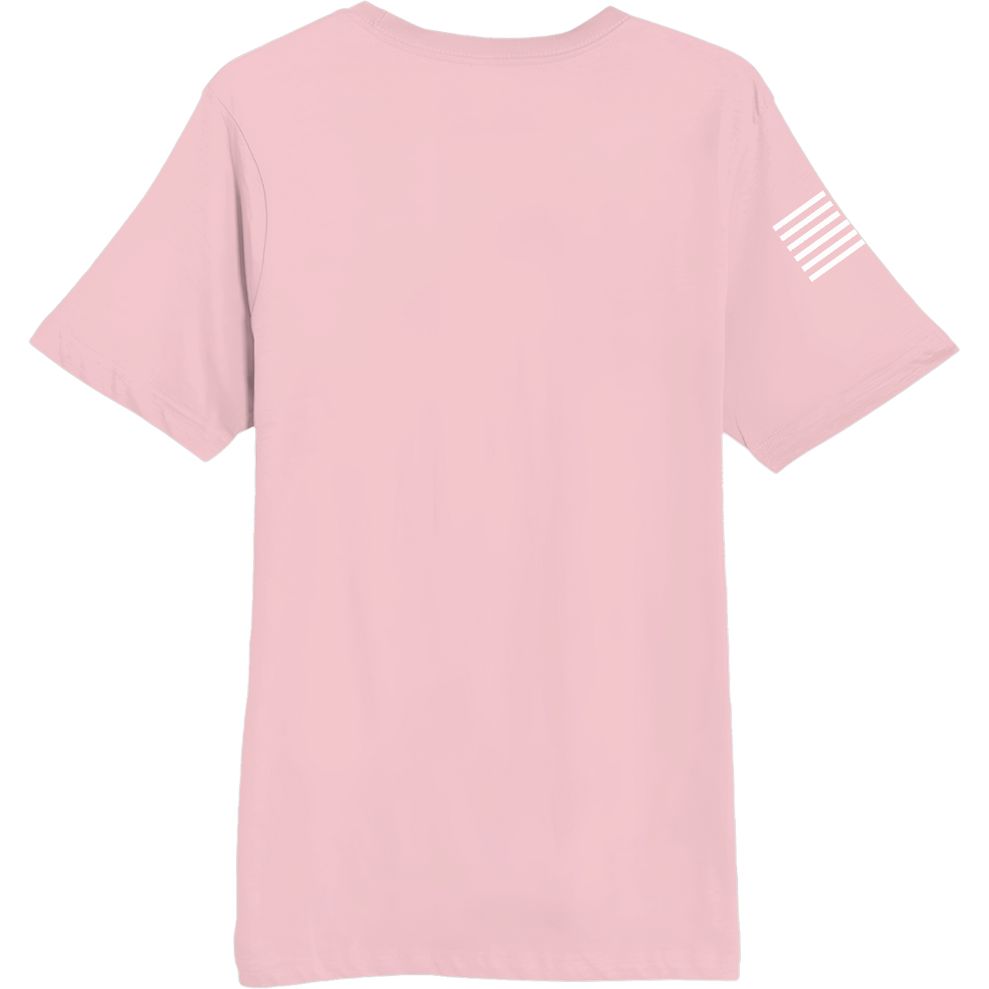 Emblem Basics Comfort Unisex Cotton SS Tee - White Flag