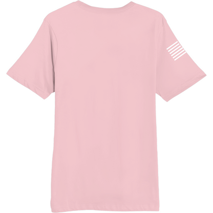 Emblem Basics Comfort Unisex Cotton SS Tee - White Flag