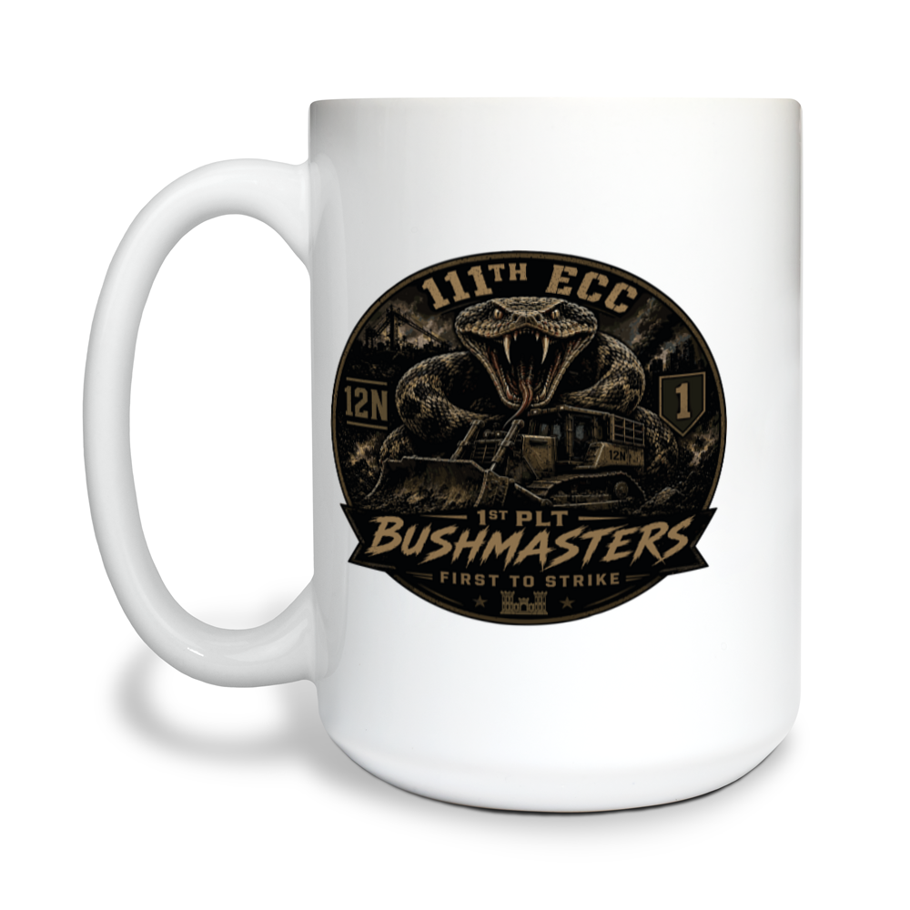 111th ECC 1st Platoon Bushmasters Ceramic Mug - DAEYvn