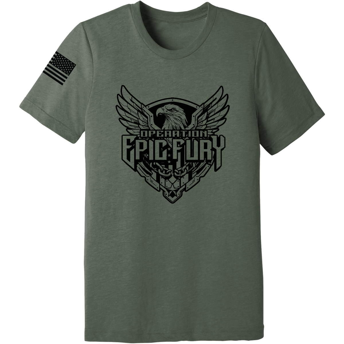 Operation Epic Fury Comfort Unisex Triblend SS Tee - Eagle