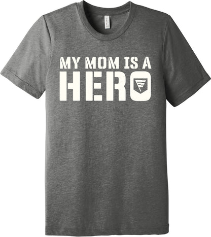 Emblem Comfort Unisex Triblend SS Tee - My Mom is a Hero