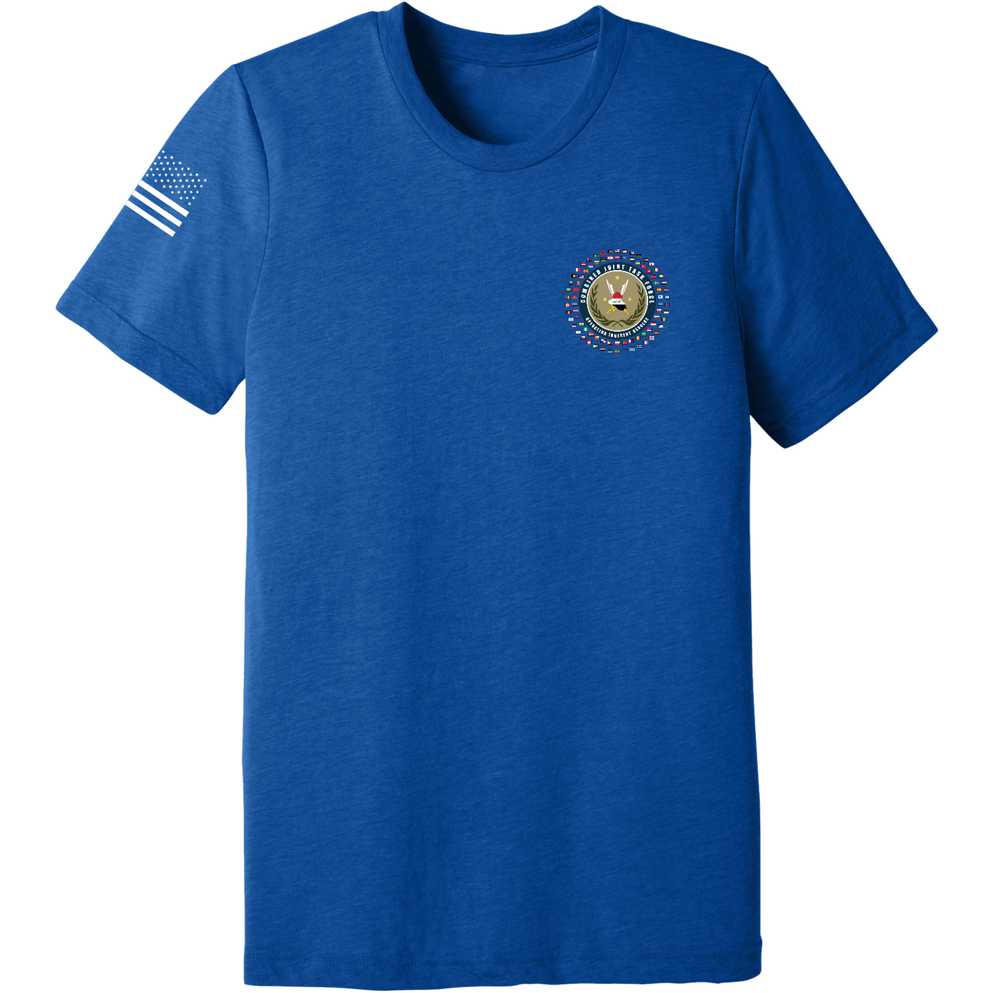 Combined Joint Task Force-Operation Inherent Resolve Store 1 Comfort Unisex Triblend SS Tee - Yspad7