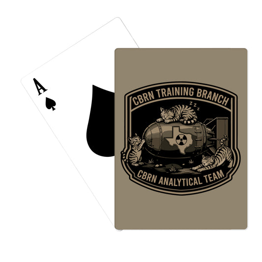 CBRN Training Branch Playing Cards - ZsxC2j