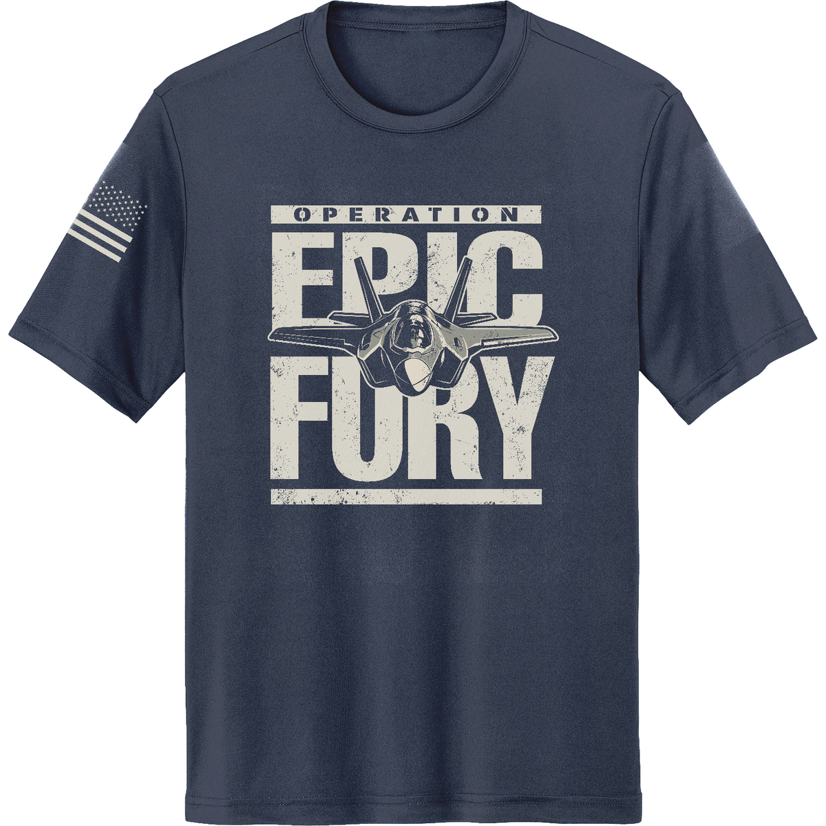 Operation Epic Fury Hi-Tech SS Performance Tee - Plane