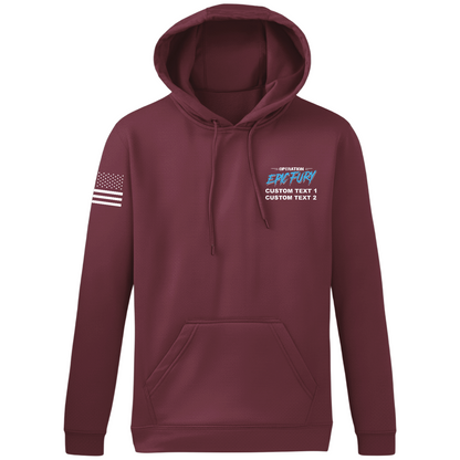 CUSTOM Operation Epic Fury Hi-Tech Performance Hoodie - Blueprint