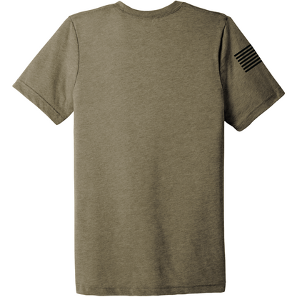 Emblem Basics Comfort Unisex Triblend SS Tee - Black Flag