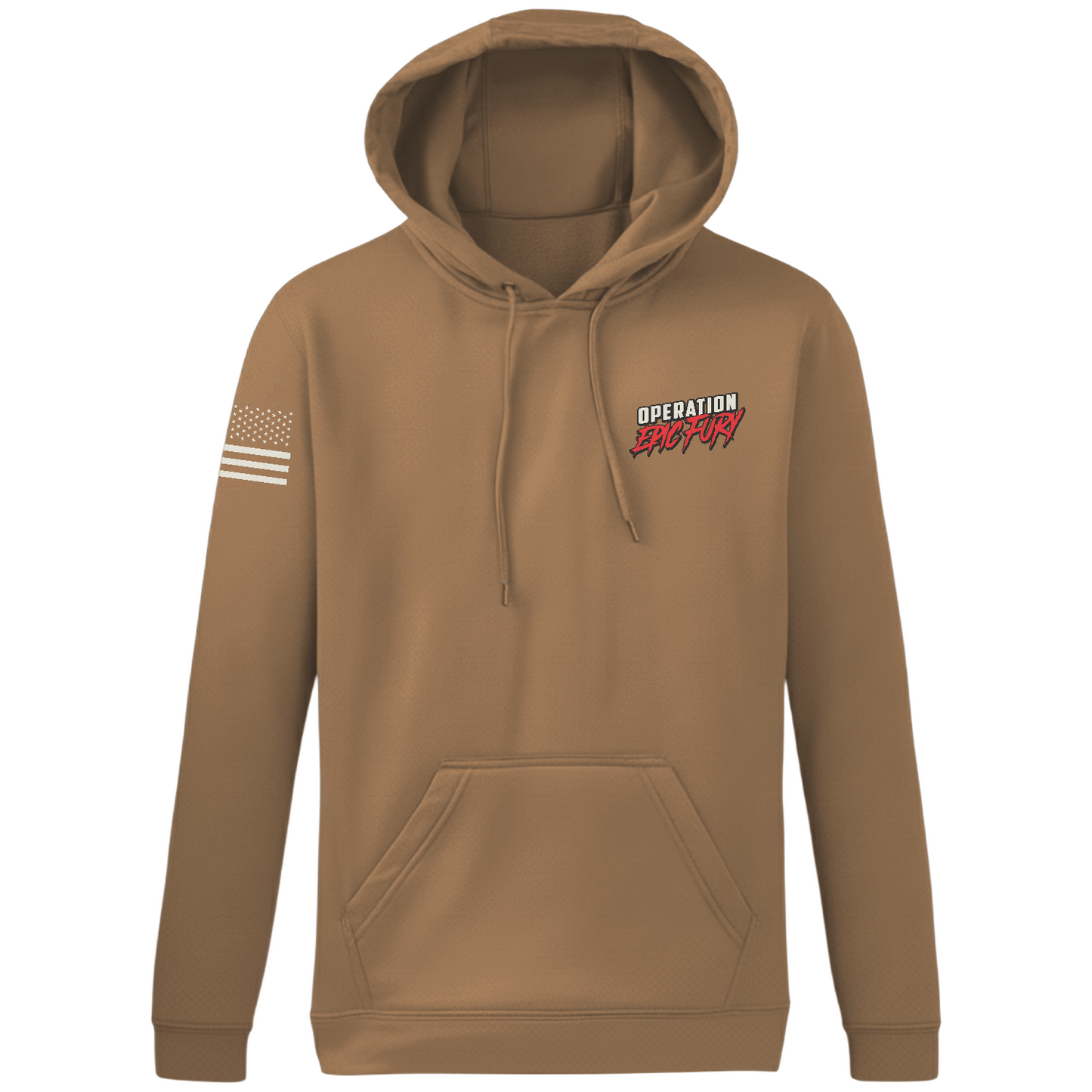 Operation Epic Fury Hi-Tech Performance Hoodie - Flag