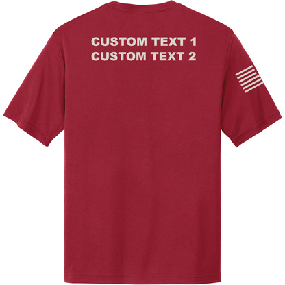 CUSTOM Operation Epic Fury Hi-Tech SS Performance Tee - Flag