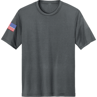 Emblem Basics Hi-Tech SS Performance Tee - Color Flag
