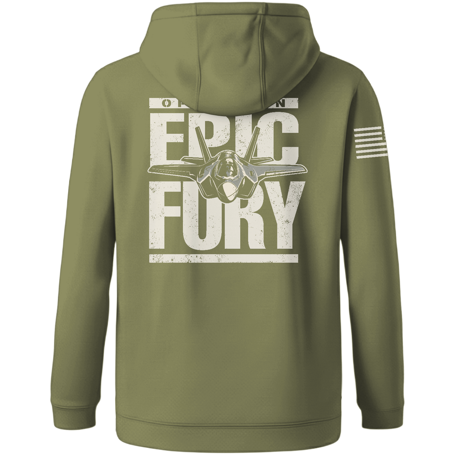 CUSTOM Operation Epic Fury Hi-Tech Performance Hoodie - Plane