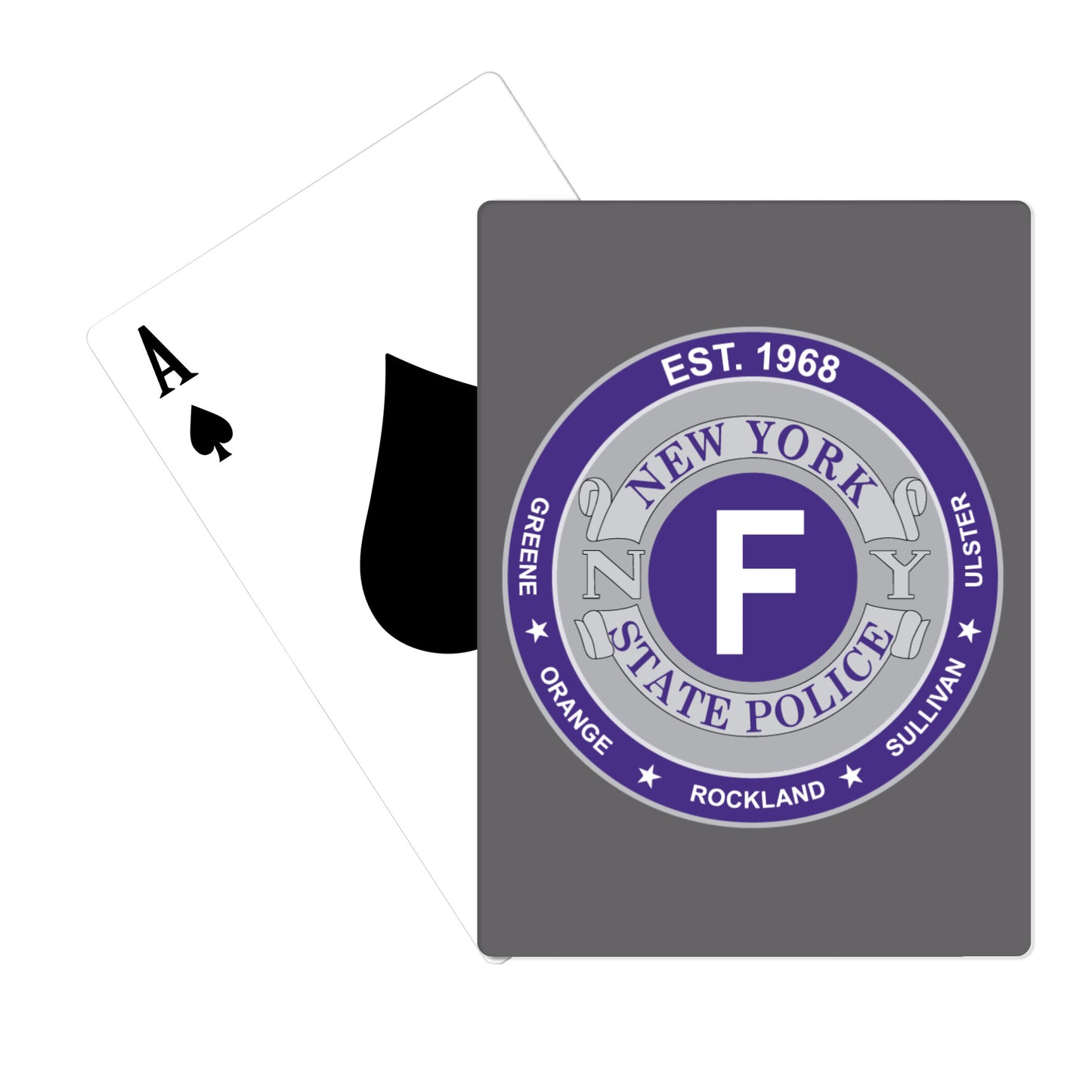 NYSP troop F communications Playing Cards - snNJUa