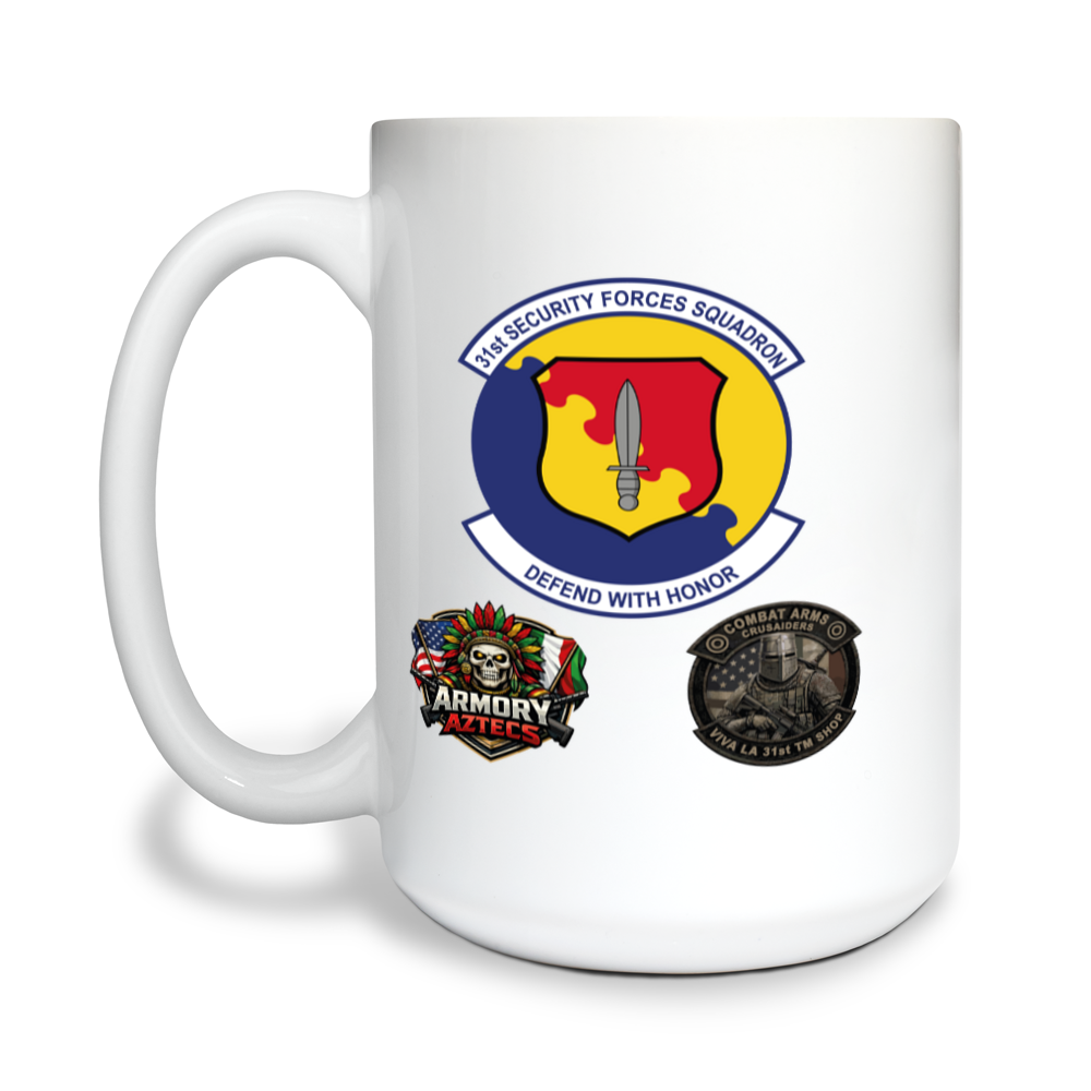 31st SFS/S4 15 oz White Ceramic Mug - Wvmwnb