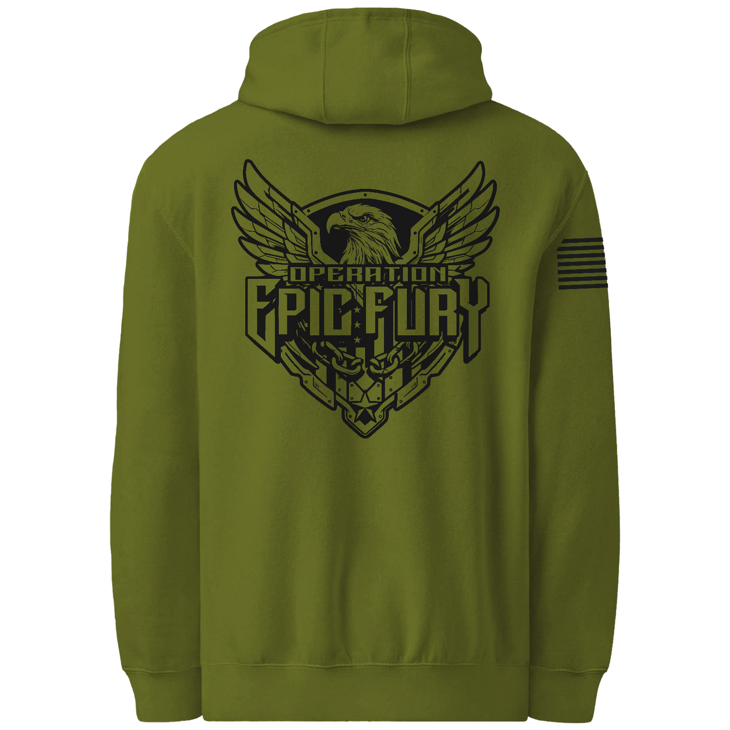 CUSTOM Operation Epic Fury Comfort Unisex Hooded Sweatshirt - Eagle