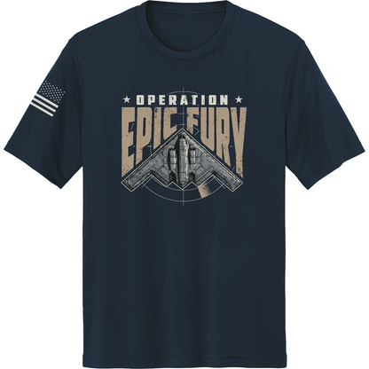 CUSTOM Operation Epic Fury Hi-Tech SS Performance Tee - Stealth