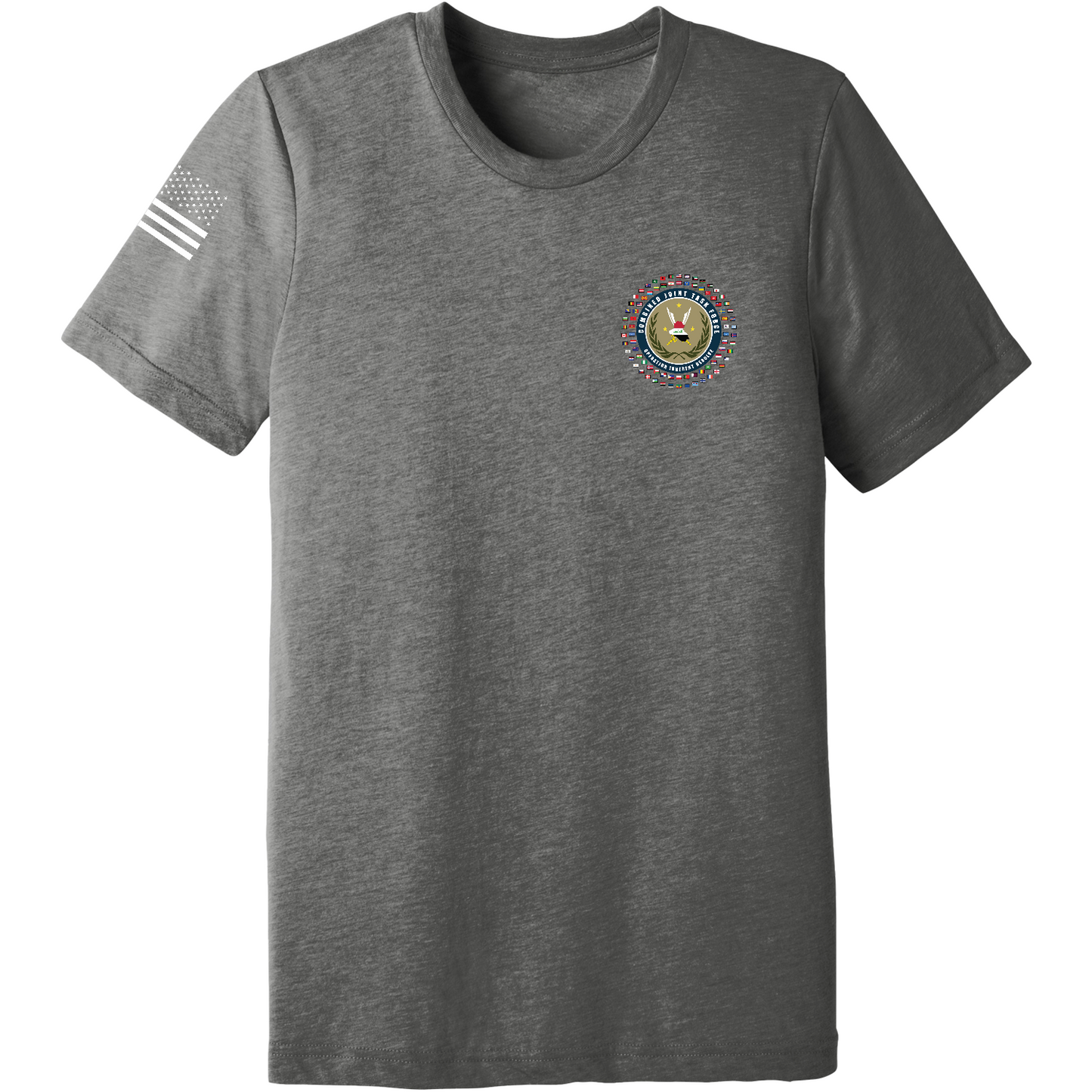Combined Joint Task Force-Operation Inherent Resolve Store 1 Comfort Unisex Triblend SS Tee - Yspad7