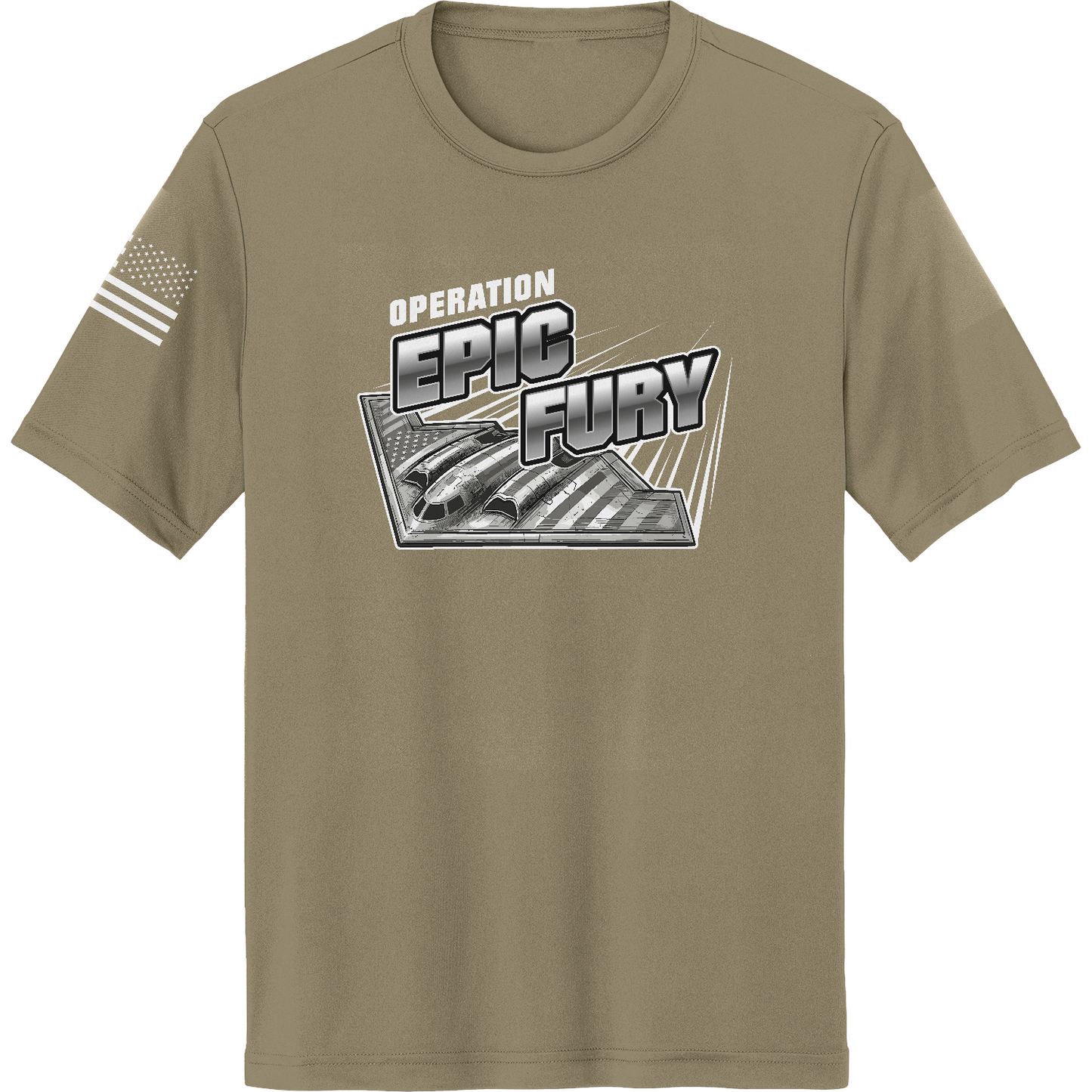 CUSTOM Operation Epic Fury Hi-Tech SS Performance Tee - Supersonic