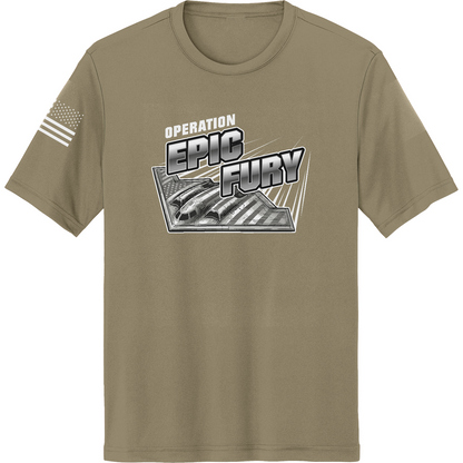 CUSTOM Operation Epic Fury Hi-Tech SS Performance Tee - Supersonic