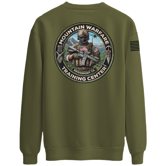 Marine Corps Mountain Warfare Training Center Core Men's Crewneck Sweatshirt - s5qm5n