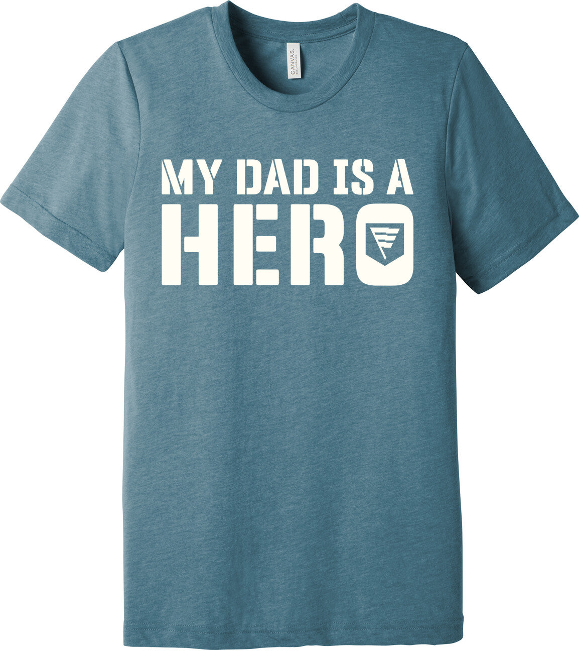 Emblem Comfort Unisex Triblend SS Tee - My Dad is a Hero