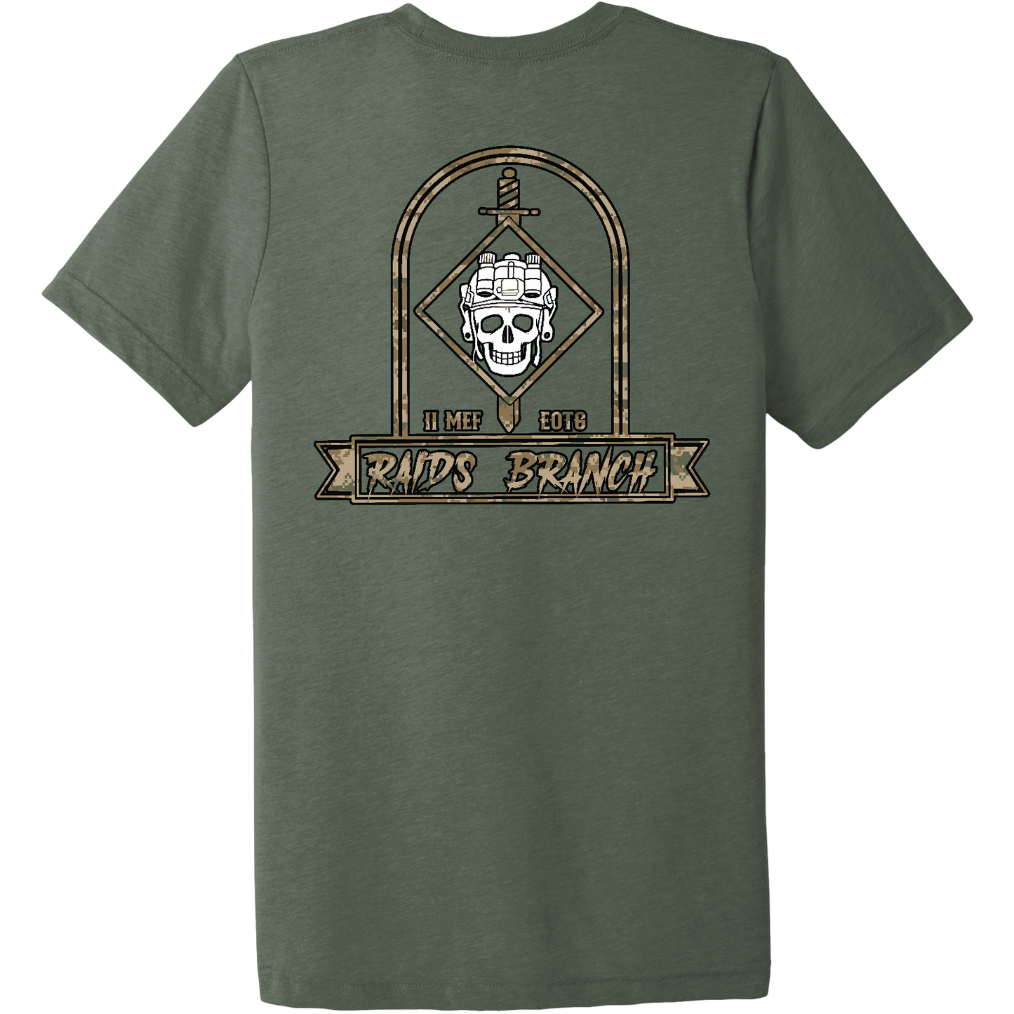 II MEF EOTG, Amphibious Raids Branch Comfort Unisex Triblend SS Tee - 9T3JPV