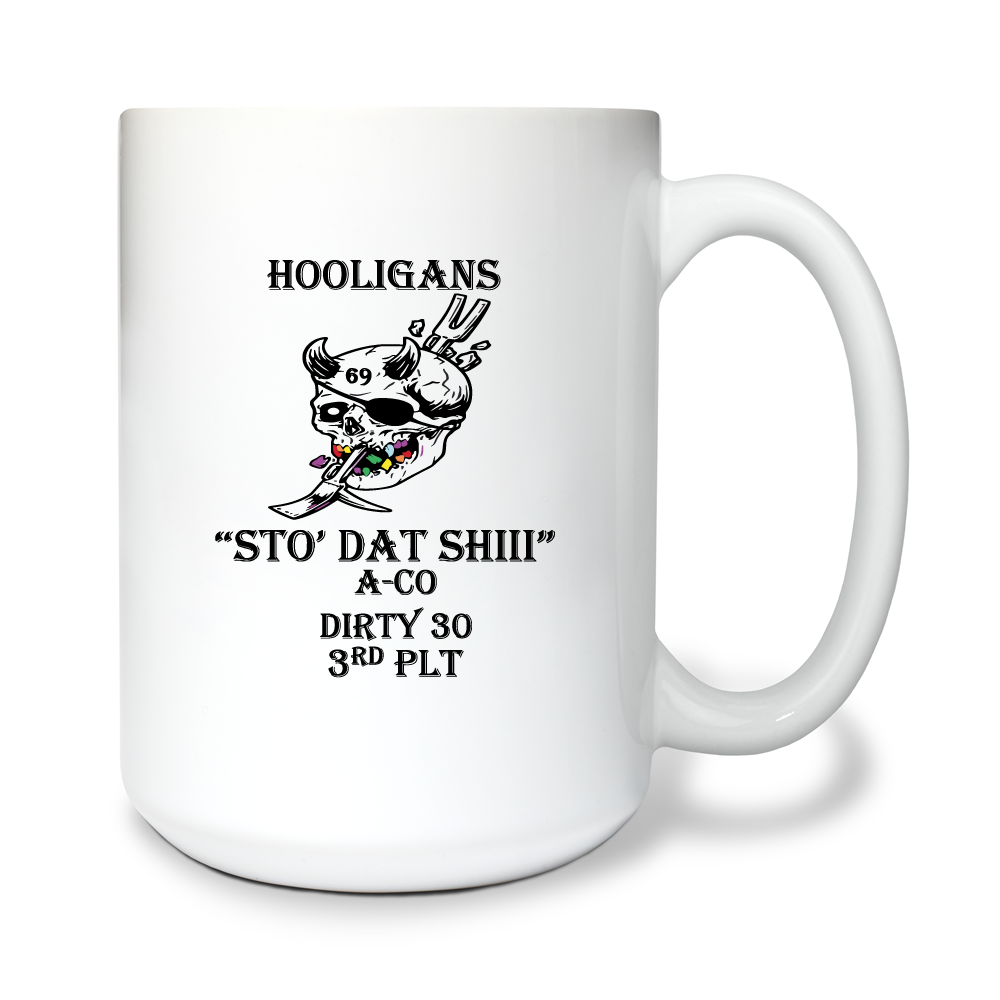 HOOLIGANS Store 1 15 oz White Ceramic Mug - TBM8Yf
