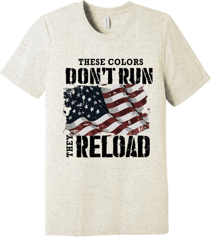 Emblem Comfort Unisex Triblend SS Tee - Theese Colors Don't Run