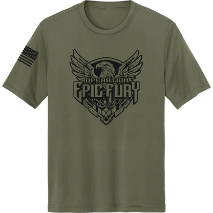Operation Epic Fury Hi-Tech SS Performance Tee - Eagle