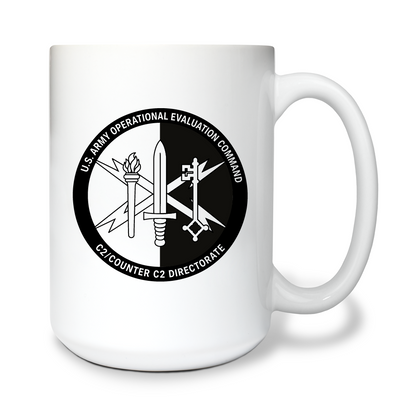 C2CC2 Directorate 15 oz White Ceramic Mug - jDE4VW