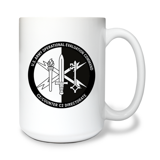 C2CC2 Directorate 15 oz White Ceramic Mug - jDE4VW