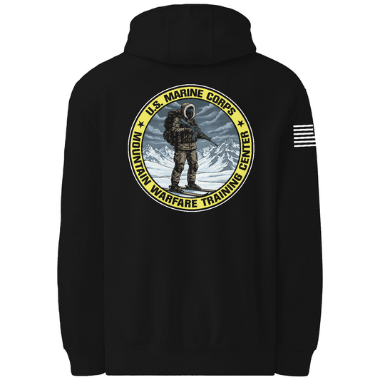 Marine Corps Mountain Warfare Training Center Comfort Unisex Hooded Sweatshirt - X5wvj6