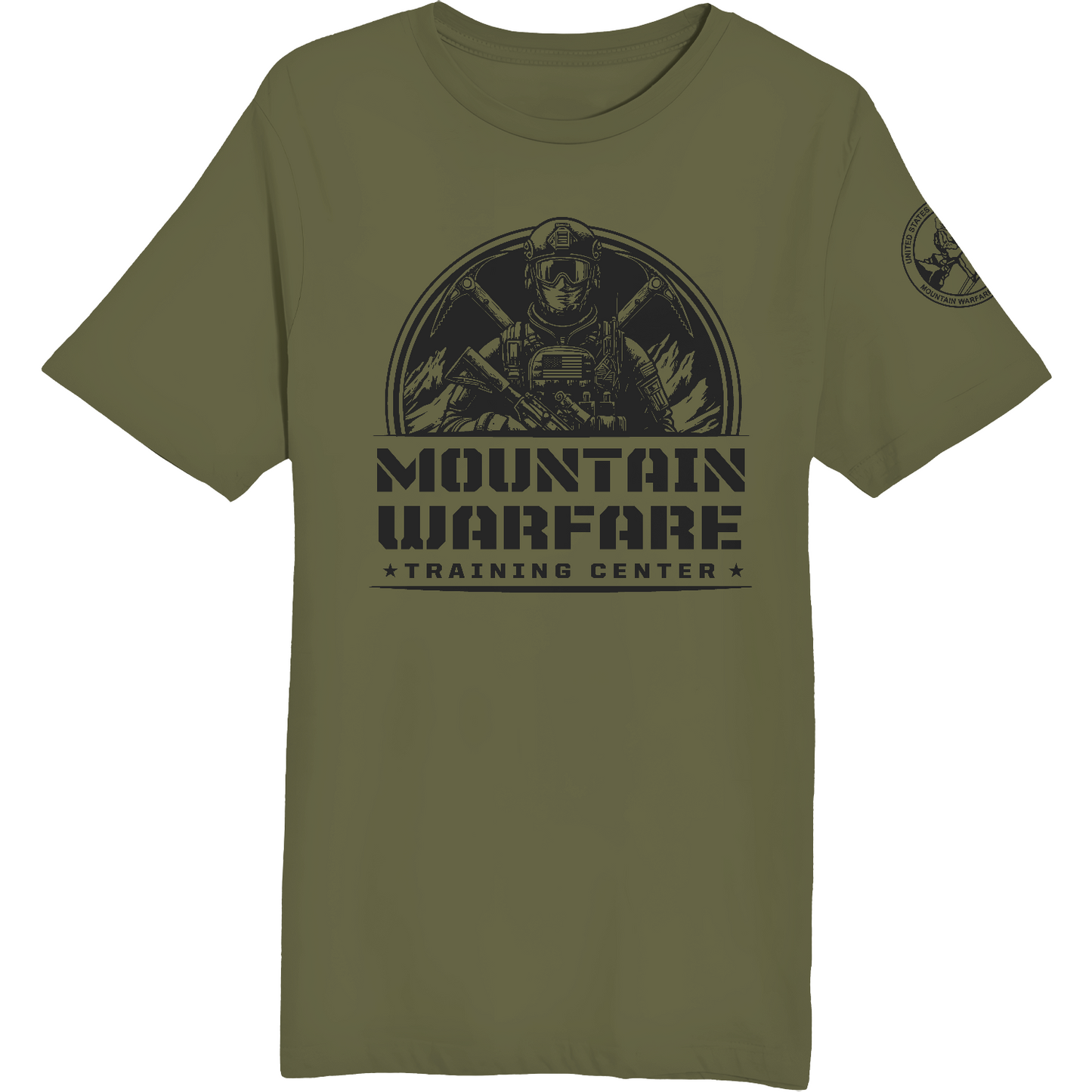 Marine Corps Mountain Warfare Training Center Comfort Unisex Cotton SS Tee - uSsI7u