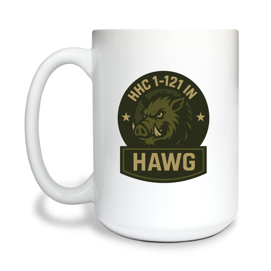 HHC/1-121 IN 15 oz White Ceramic Mug - 9VsDku
