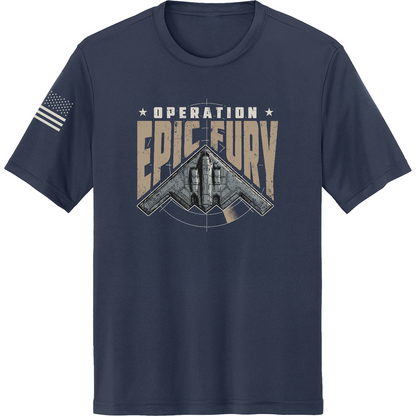 CUSTOM Operation Epic Fury Hi-Tech SS Performance Tee - Stealth