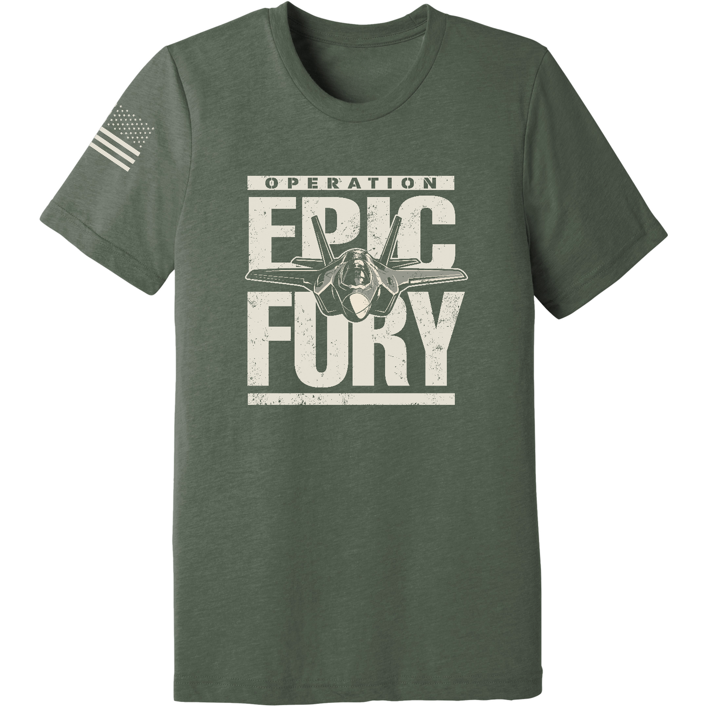 CUSTOM Operation Epic Fury Comfort Unisex Triblend SS Tee - Plane