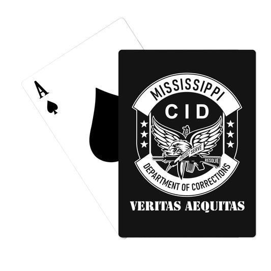 Mississippi Department of Corrections CID Playing Cards - BWdCdP