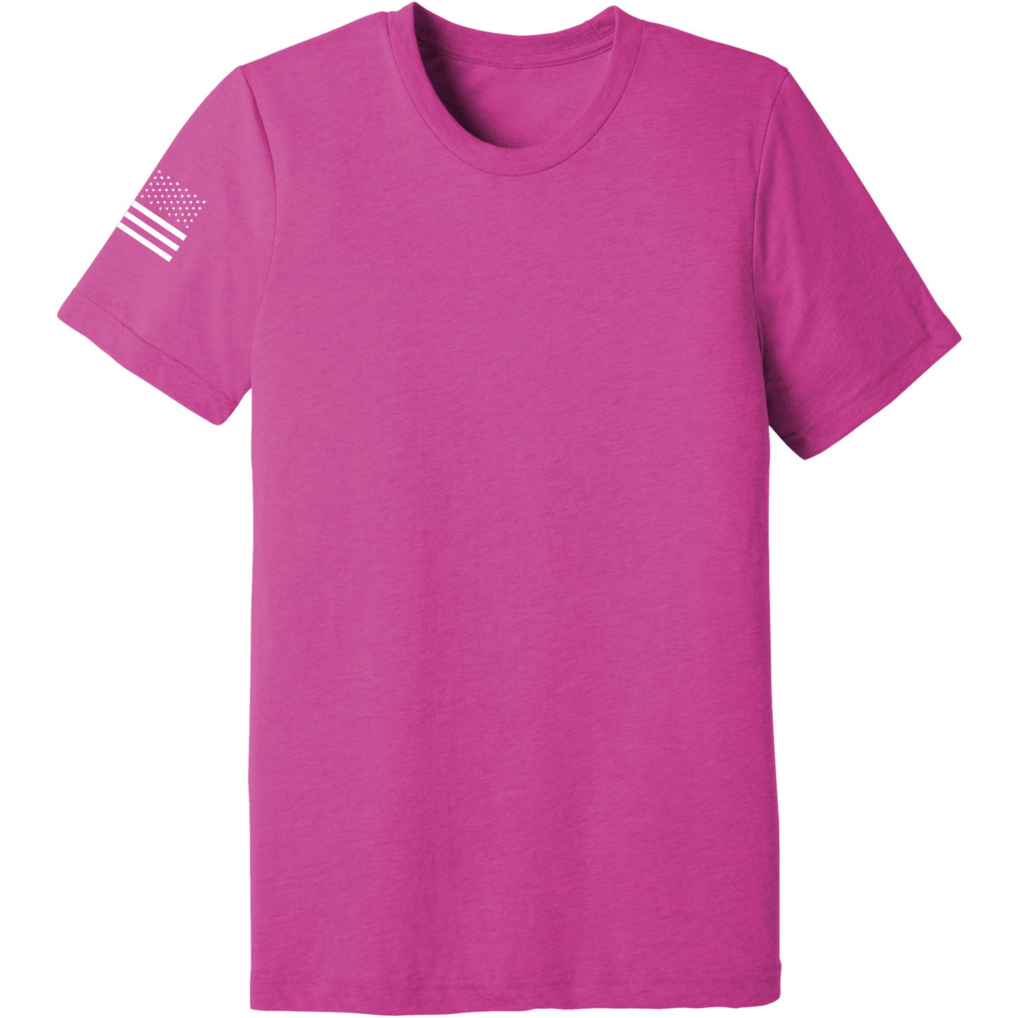 Emblem Basics Comfort Unisex Triblend SS Tee - White Flag