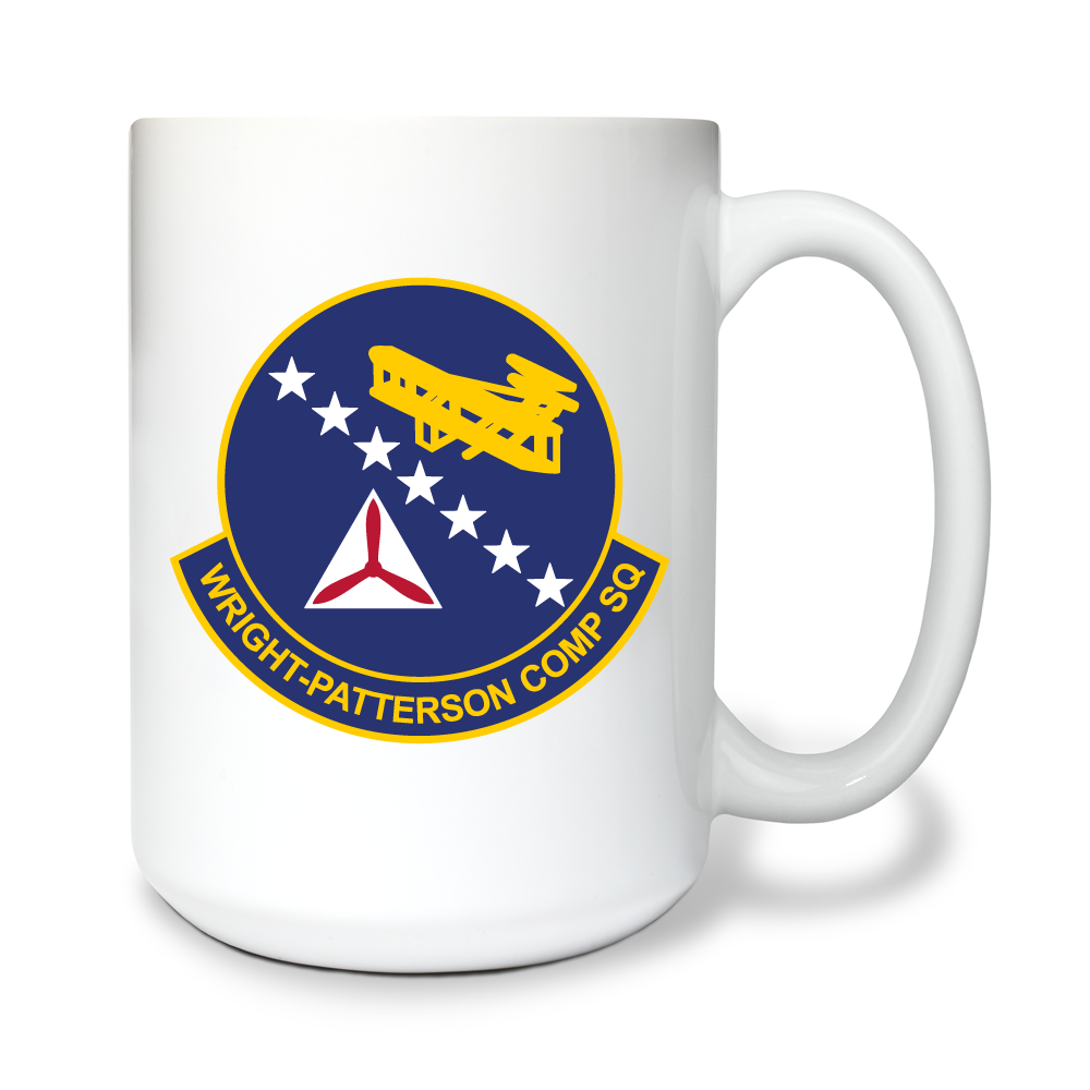 Wright-Patterson Composite Squadron 15 oz White Ceramic Mug - 7FksjD