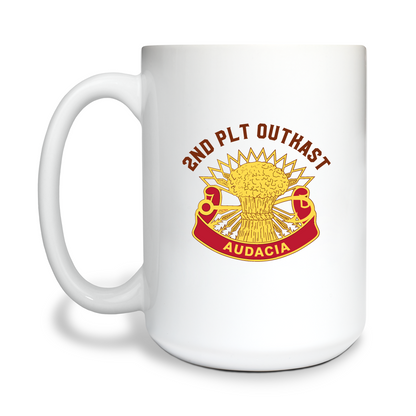 5-4 ADAR 2nd PLT ALPHA BTTRY Fundraising Collection 15 oz White Ceramic Mug - Sd5PwE