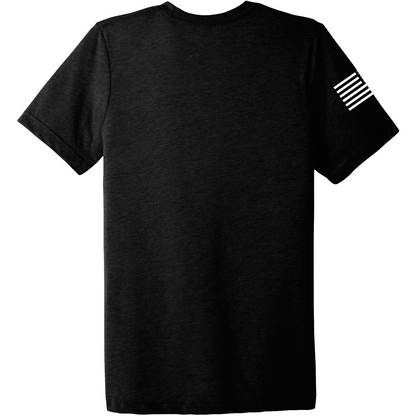 Emblem Basics Comfort Unisex Triblend SS Tee - White Flag