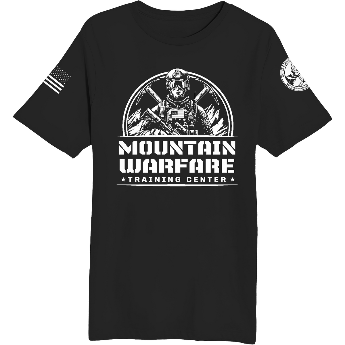 Marine Corps Mountain Warfare Training Center Comfort Unisex Cotton SS Tee - YaKoi7