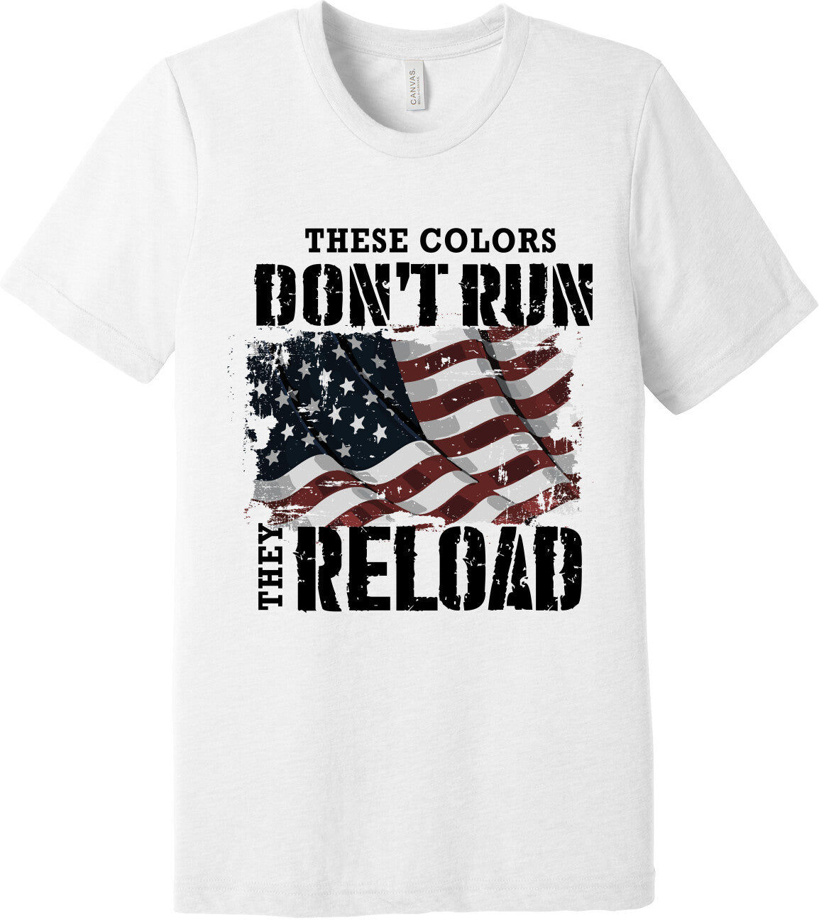 Emblem Comfort Unisex Triblend SS Tee - Theese Colors Don't Run