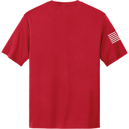 Emblem Basics Hi-Tech SS Performance Tee - White Flag