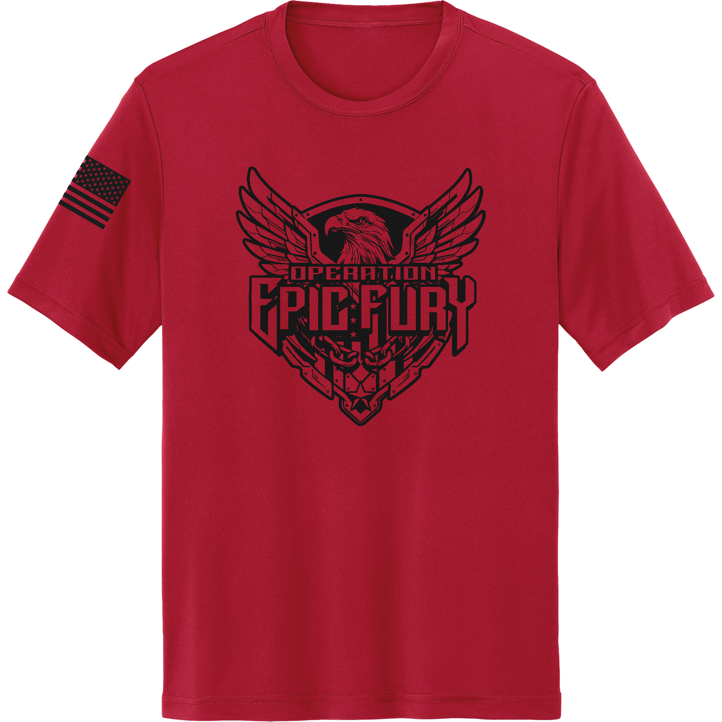 CUSTOM Operation Epic Fury Hi-Tech SS Performance Tee - Eagle
