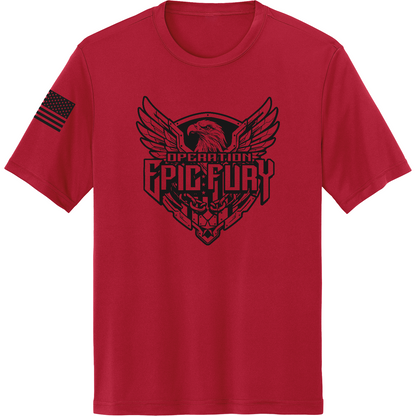 CUSTOM Operation Epic Fury Hi-Tech SS Performance Tee - Eagle